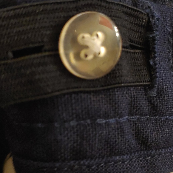 Crown & Ivy Kids Size 5 Navy Shorts w/Belt NEW (K) - Picture 5 of 6